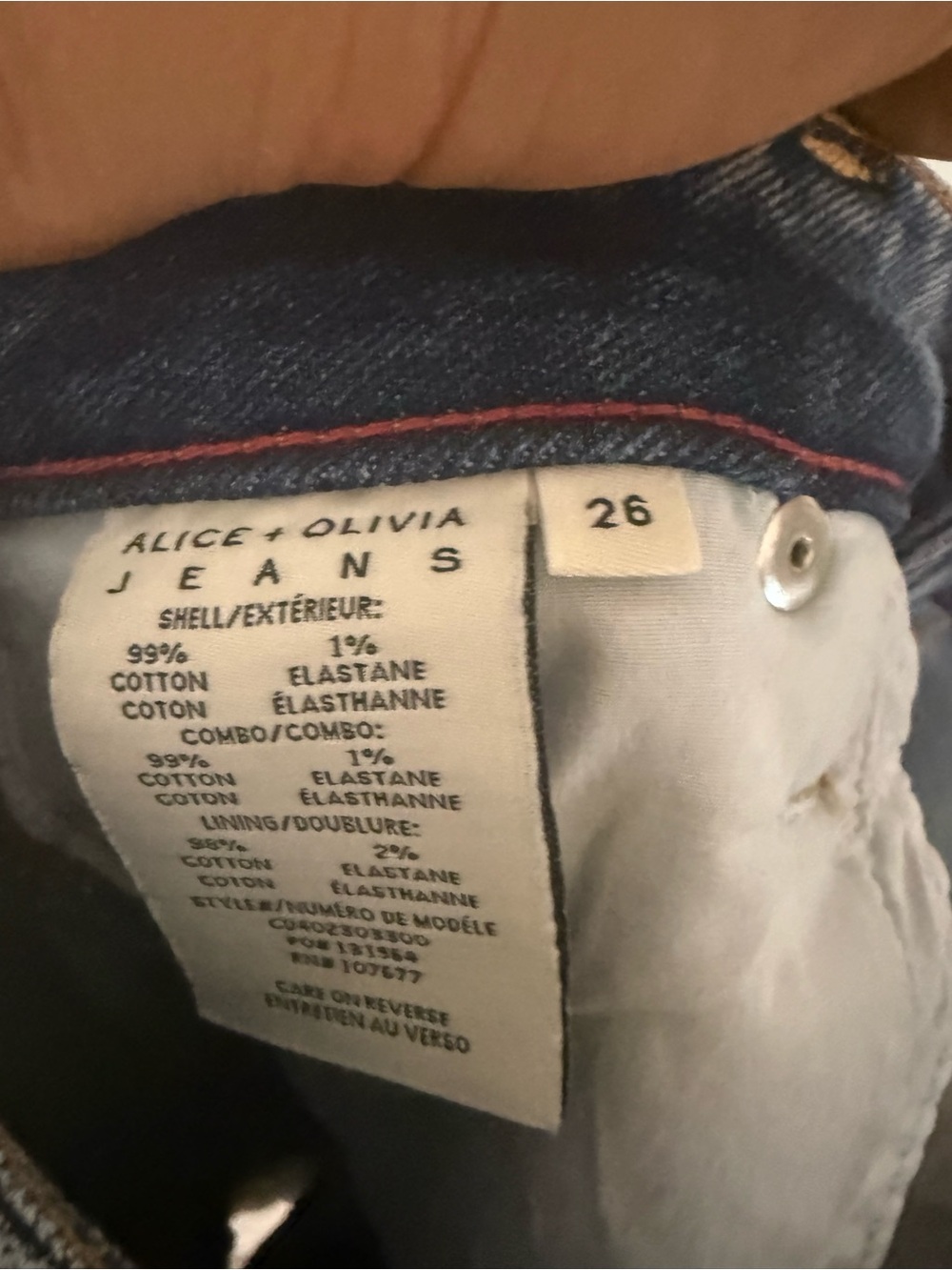 Alice + Olivia Skirt Rye Maxi in Two Tone Blue Denim - Picture 9 of 11